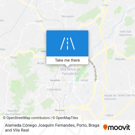 Alameda Cónego Joaquim Fernandes map