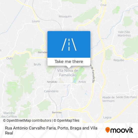 Rua António Carvalho Faria map