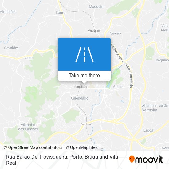 Rua Barão De Trovisqueira map