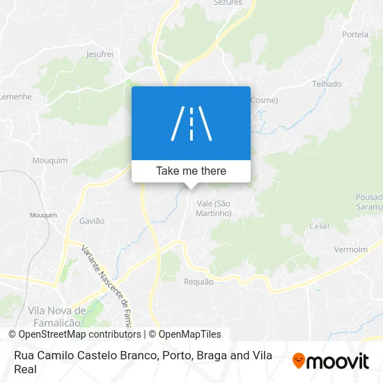 Rua Camilo Castelo Branco map