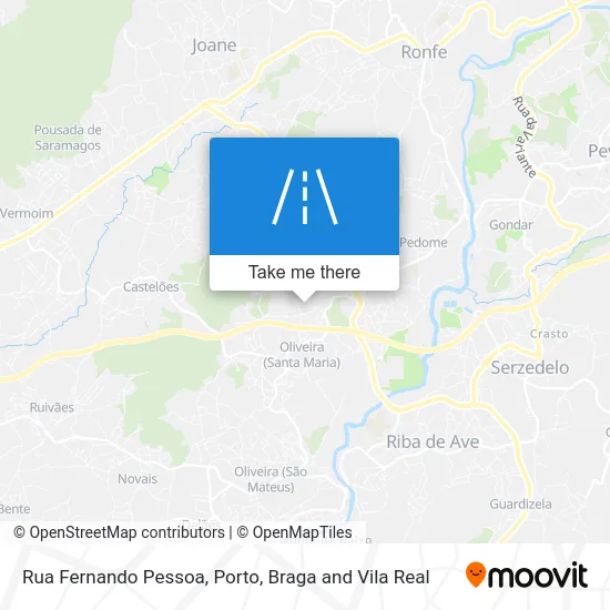Rua Fernando Pessoa map