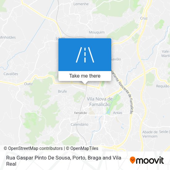 Rua Gaspar Pinto De Sousa mapa