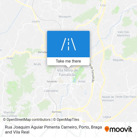 Rua Joaquim Aguiar Pimenta Carneiro map