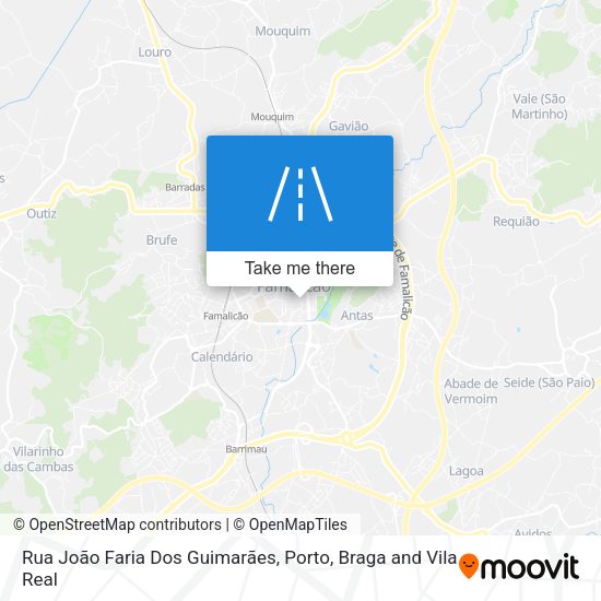 Rua João Faria Dos Guimarães map