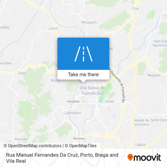 Rua Manuel Fernandes Da Cruz map