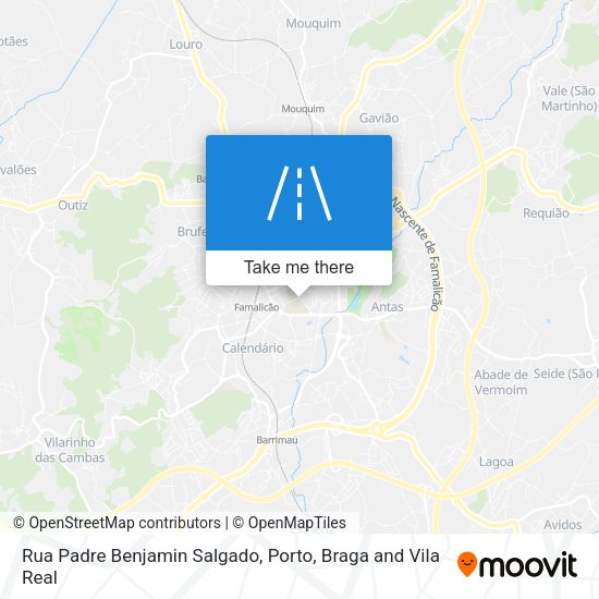 Rua Padre Benjamin Salgado mapa