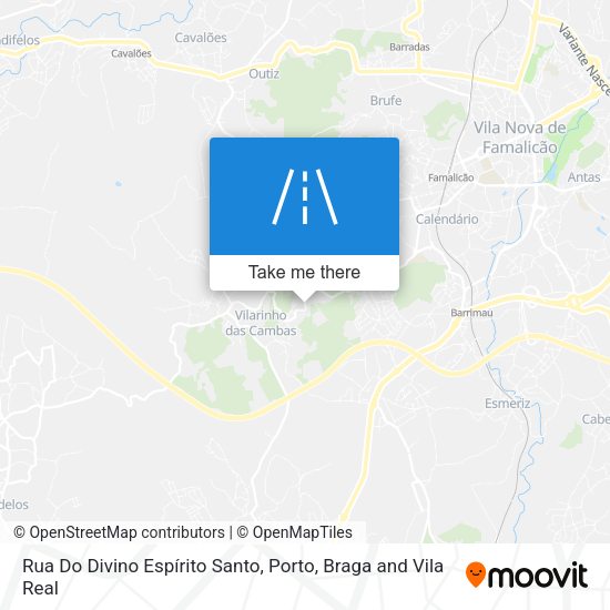 Rua Do Divino Espírito Santo map