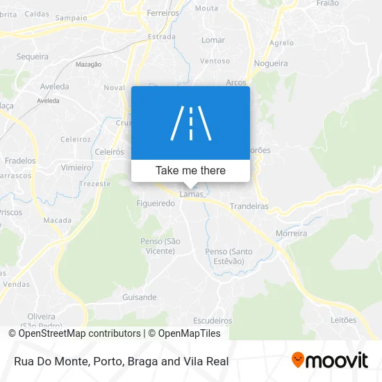 Rua Do Monte map