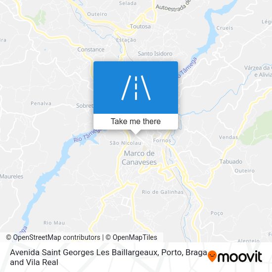 Avenida Saint Georges Les Baillargeaux map