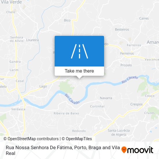 Rua Nossa Senhora De Fátima mapa