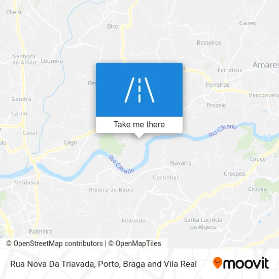 Rua Nova Da Triavada map
