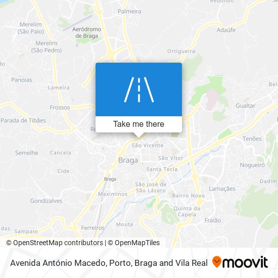 Avenida António Macedo map