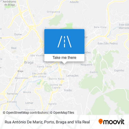 Rua António De Mariz map