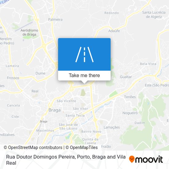 Rua Doutor Domingos Pereira map