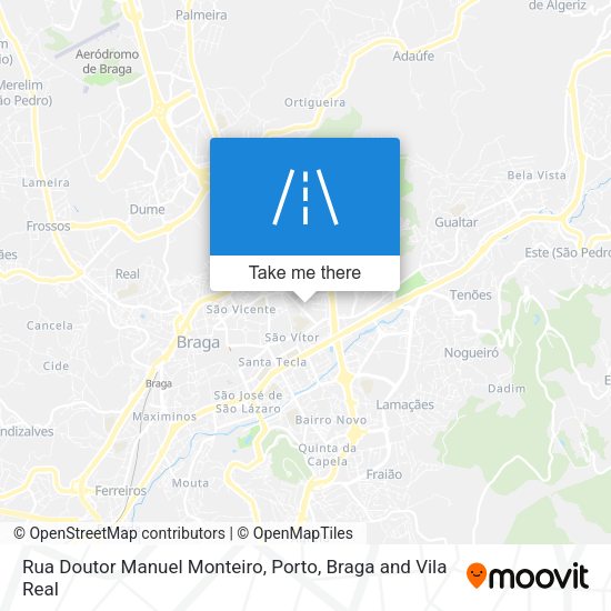 Rua Doutor Manuel Monteiro map