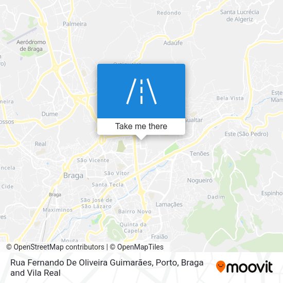 Rua Fernando De Oliveira Guimarães map