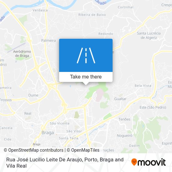 Rua José Lucilio Leite De Araujo mapa