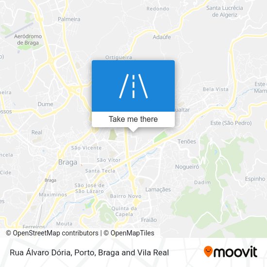 Rua Álvaro Dória map