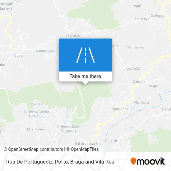 Rua De Portuguediz map