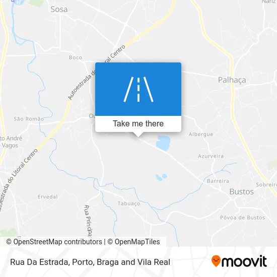 Rua Da Estrada map