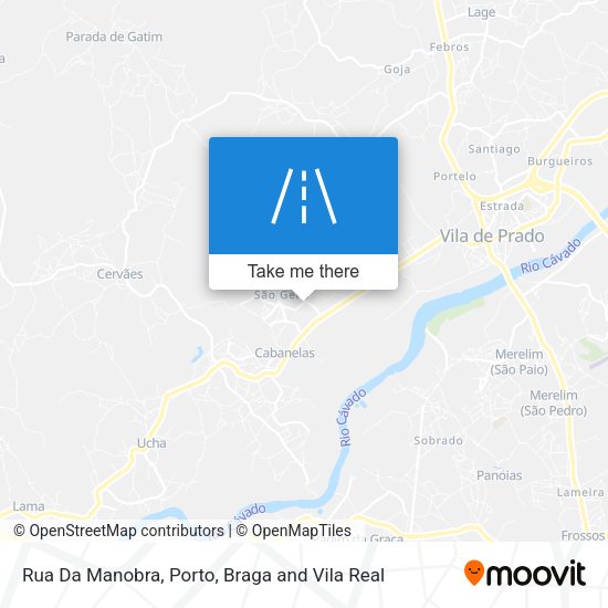 Rua Da Manobra mapa