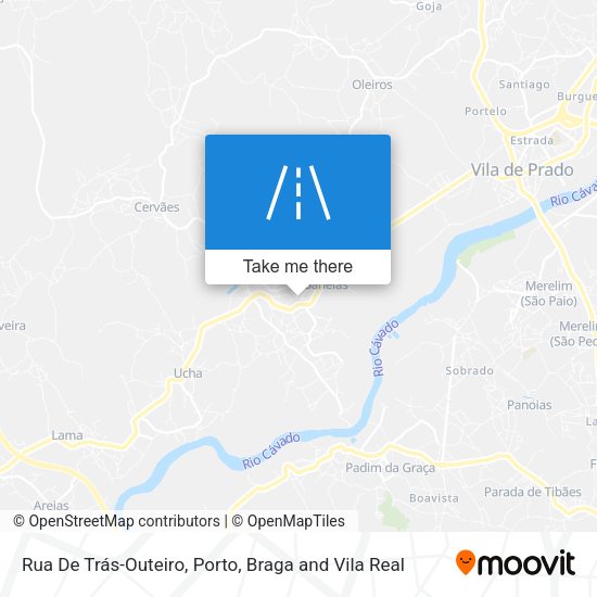 Rua De Trás-Outeiro map