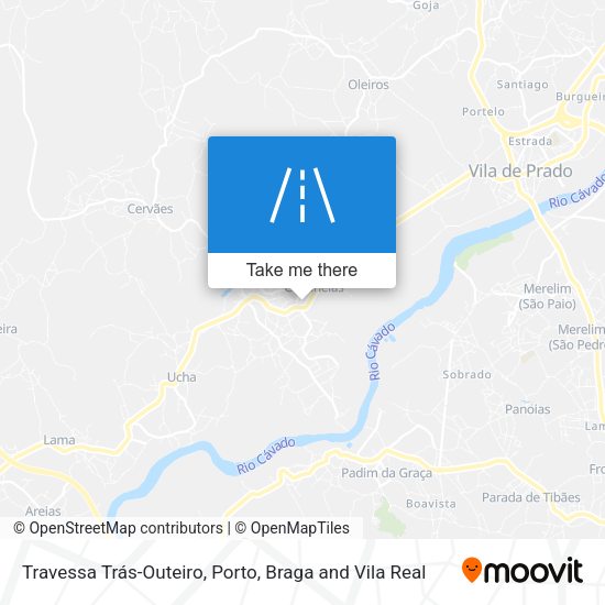 Travessa Trás-Outeiro mapa