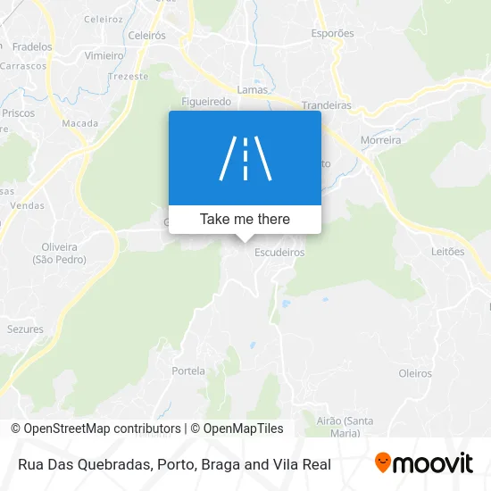 Rua Das Quebradas map