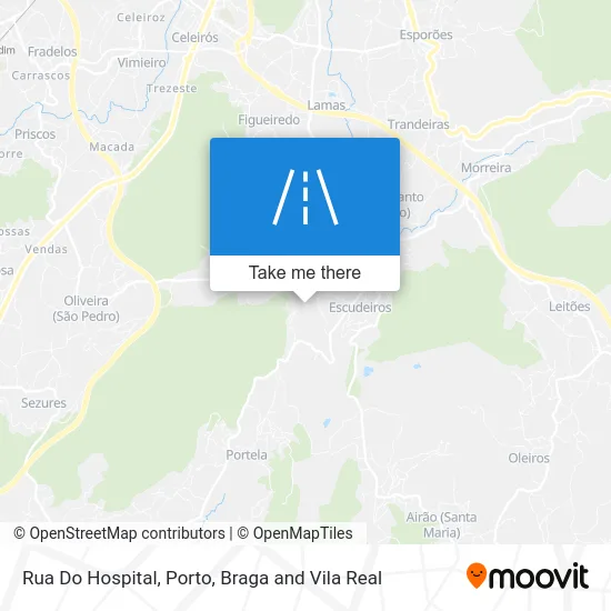 Rua Do Hospital map