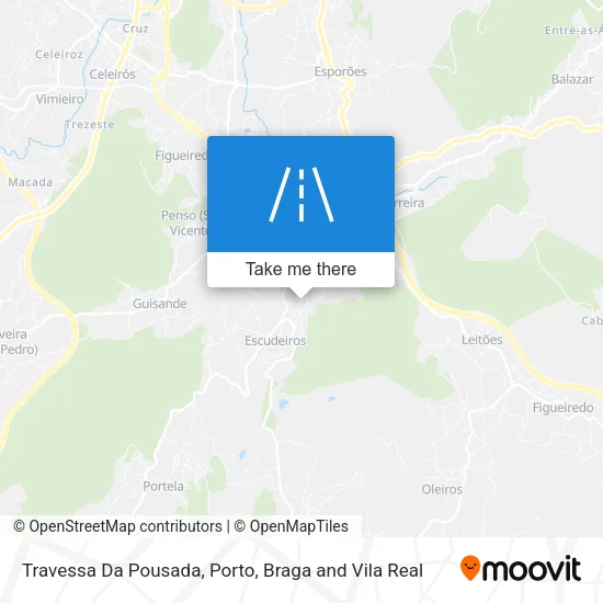 Travessa Da Pousada map