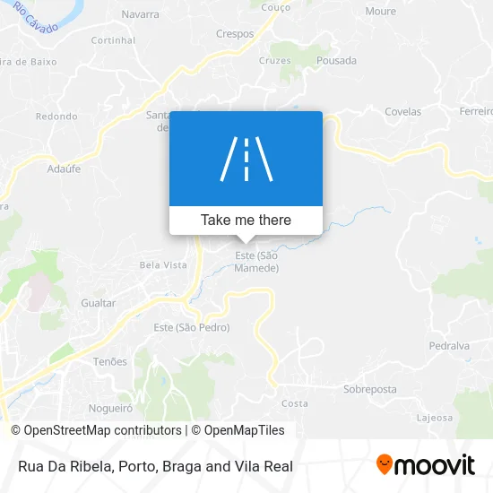 Rua Da Ribela map