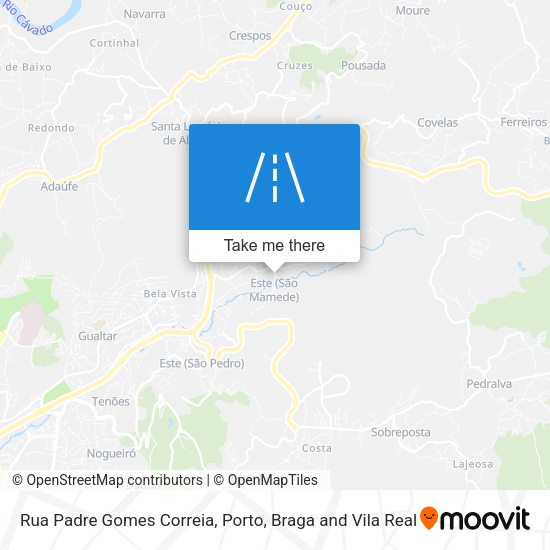 Rua Padre Gomes Correia map