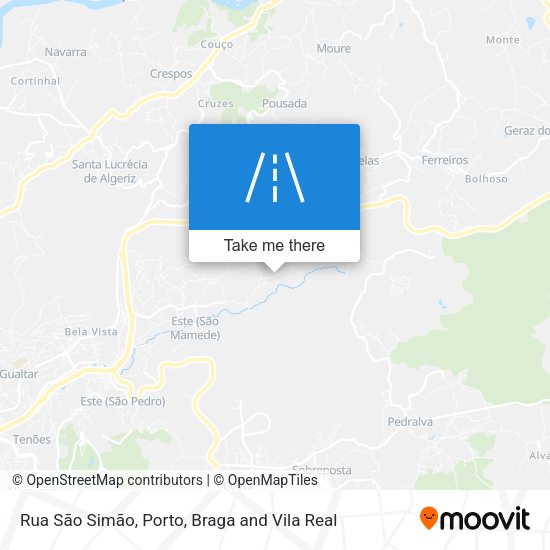 Rua São Simão map