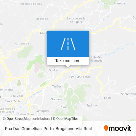 Rua Das Gramelhas map