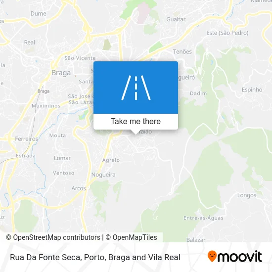 Rua Da Fonte Seca map