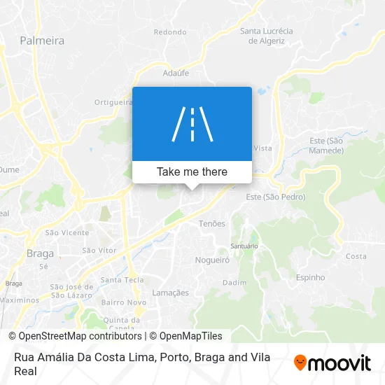 Rua Amália Da Costa Lima map