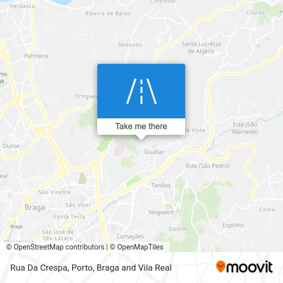 Rua Da Crespa map