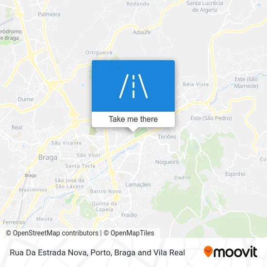 Rua Da Estrada Nova map