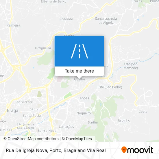 Rua Da Igreja Nova map