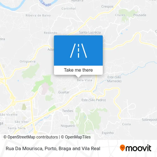 Rua Da Mourisca map