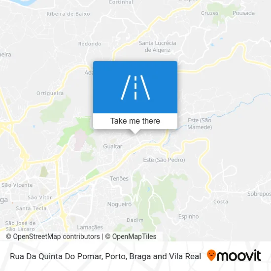 Rua Da Quinta Do Pomar map