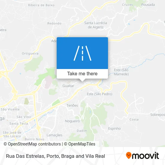 Rua Das Estrelas map