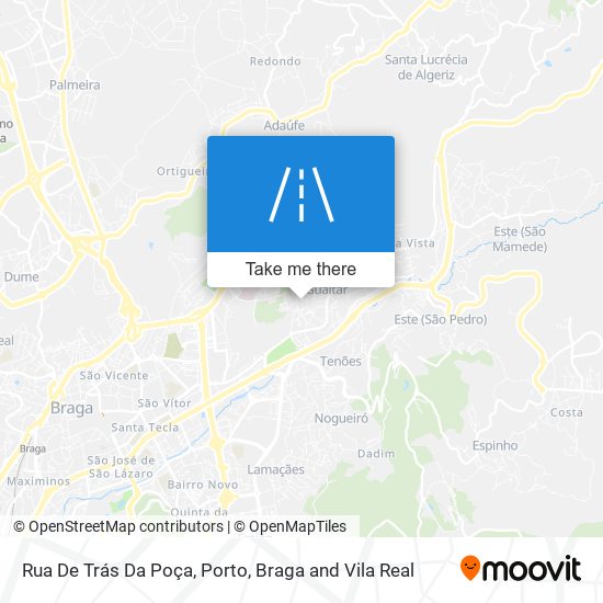 Rua De Trás Da Poça map