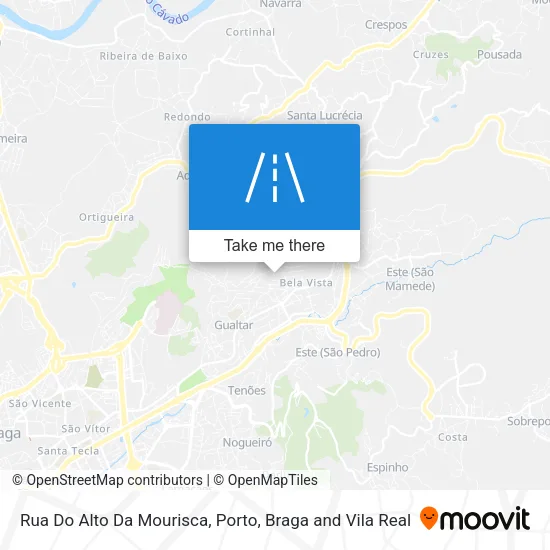 Rua Do Alto Da Mourisca map