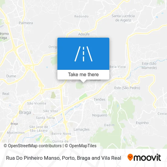Rua Do Pinheiro Manso map