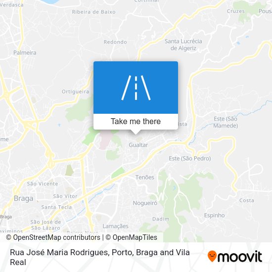 Rua José Maria Rodrigues map