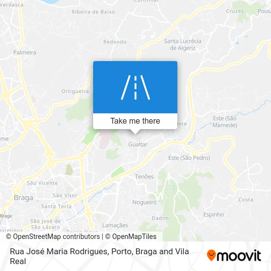 Rua José Maria Rodrigues map