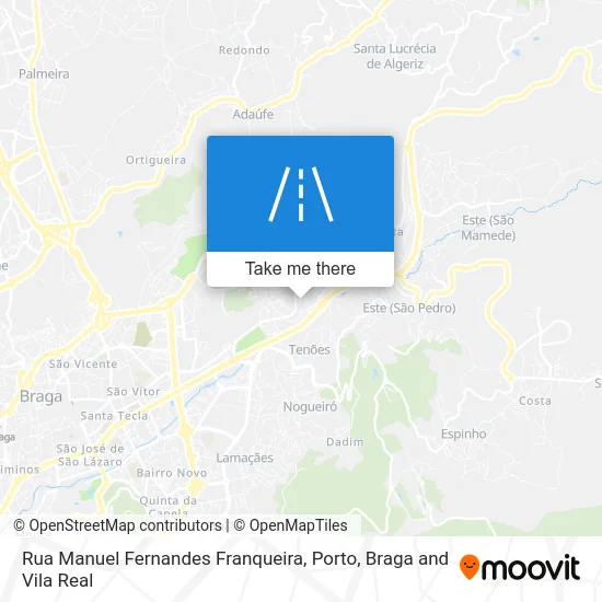 Rua Manuel Fernandes Franqueira map
