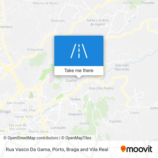 Rua Vasco Da Gama map