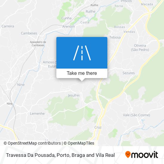 Travessa Da Pousada map